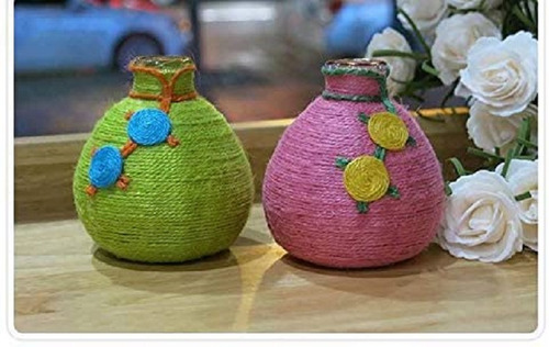 Cuerda Cañamo (yute) Colores 24 Rollos