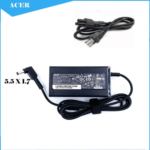 Cargador Original Acer 19v-3.42a 65w 5.5x1.7mm Viña