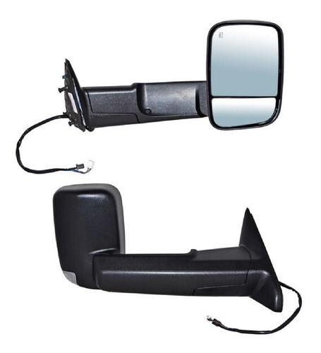 Espejo Dodge Pu 2500 2014 Telescopio C/luz Inf Derecho Ald