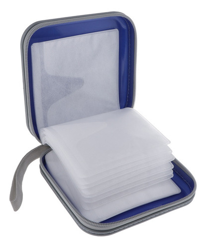 40 Discos Cd Cartera Dvd Estuche Almacenamiento Llevar Prote