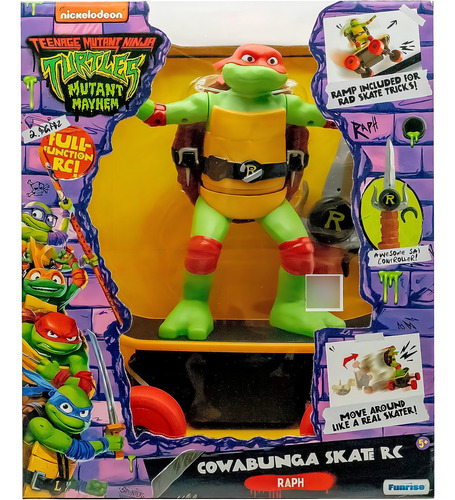 Tortugas ninja cowabunga skate radio Control Película