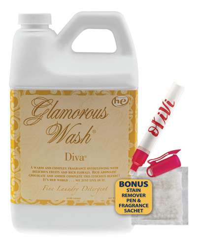 Tyler Diva Glamorous Wash - Detergente Para Ropa De Bao, 1/2