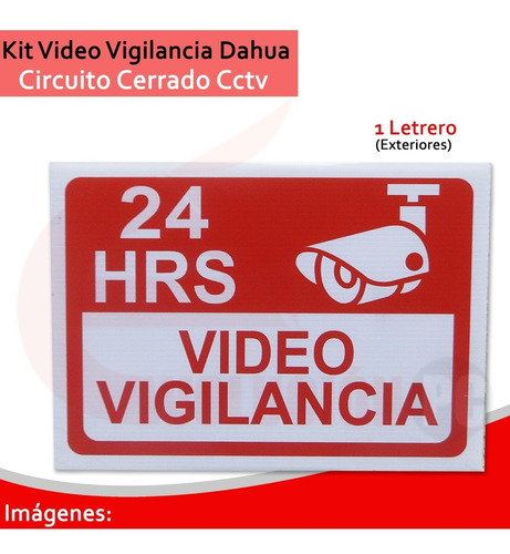 Imagen 9 de 9 de Kit Cctv De Vigilancia 4 Camaras Dahua Xvr1b04kit 2mp + 3tb