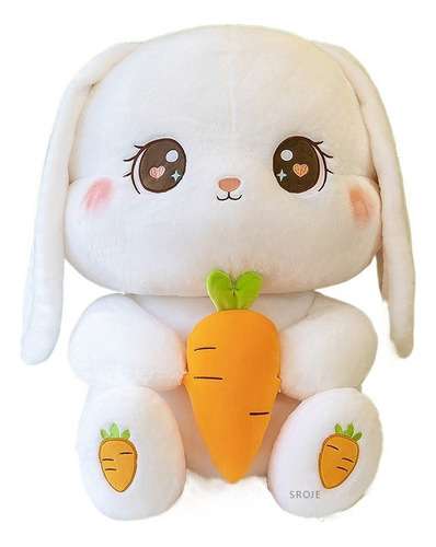 M Sroje Conejo De Peluche Tipo Zanahoria Kawaii De Pascua,