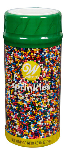 Wilton Rainbow Nonpareils Sprinkles 212 G
