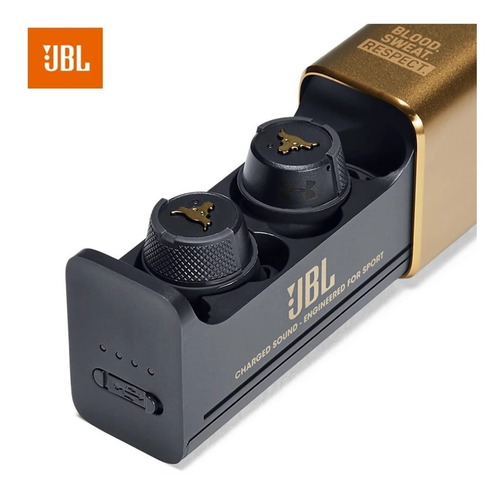 Auriculares in-ear gamer inalámbricos JBL Under Armour UA Project Rock UAFLASHROCK black