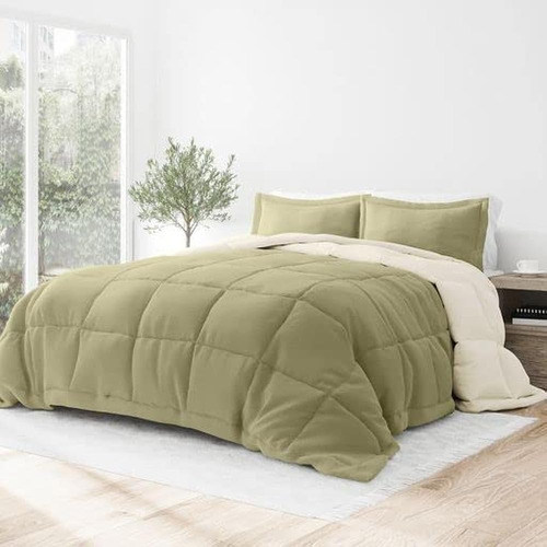 Linen Market Reversible Twin Comforter Set (3 Piezas) - Trai