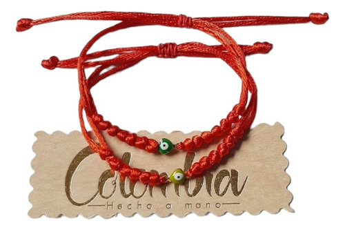 Pulsera Ojo Turco, Pulseras Para Pareja, Pulsera Roja