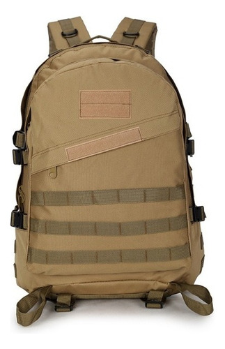 Mochila Tática Molle Modular Militar 45 Litros 1438-4 Cor Tan