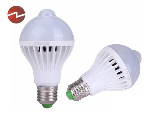 Ampolleta Led 12w Sensor De Luz Y Movimiento Enciede Automat