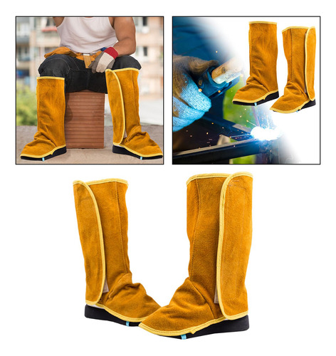Protección De Pies De Piel, Protectores De Altura 33cm