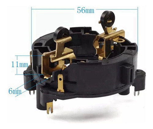 2 Soportes De Carbono Con Cepillos Para 2460 2470 Hr2460 Hr2