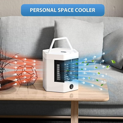 Mini Enfriador Portátil 2en1 Aire Acondicionado Recargable
