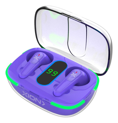 Auricular Bluetooth Wireless Xion XI-AU230BT Color Violeta