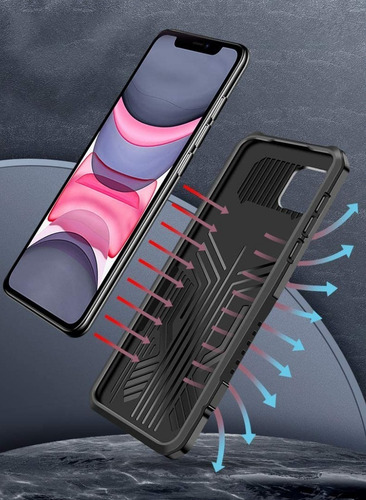Estuche Antichoque Armor Bracket Para Apple iPhone 12 Mini