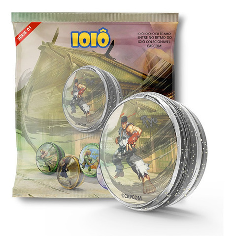 Imagem 2 de 2 de Yoyo Capcom Street Fighter Oficial Eixo Madeira Profissional