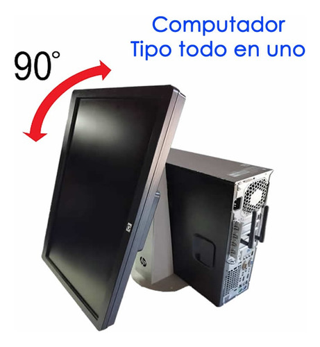 Computador Core I5 8gb Ram Ssd 240gb Aio Tipo Todo En Uno (Reacondicionado)