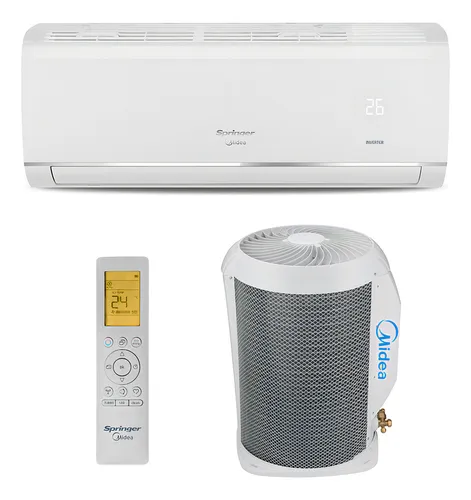comprar Ar Cond Inverter Midea Airvolution Connect 12000 Btu R32 Só Frio Branco 220V
