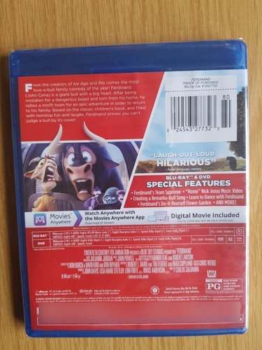 Pelicula Ferdinand O Ole Nuevo Bluray