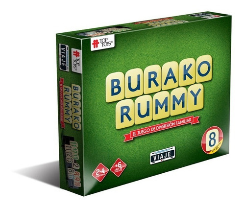 Burako Rummy Version Viaje Juego De Mesa Top Toys En Cadia