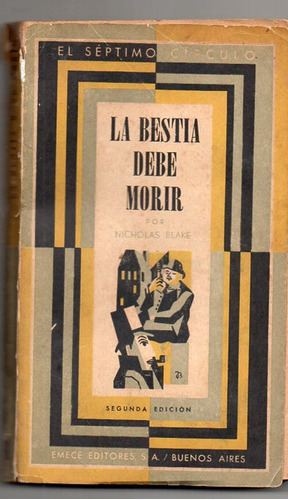 La Bestia Debe Morir - Nicholas Blake - Antiguo