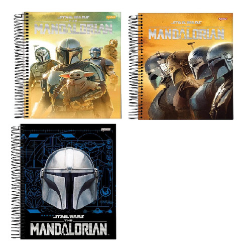 Caderno Star Wars Ensino Universitário Escolar 10 Matérias