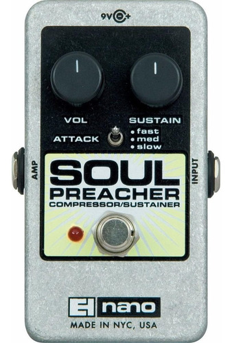 Pedal Electro Harmonix 140325 Nano Soul Preacher Compressor