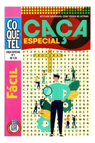 Caça Palavras Livro N38 Fácil Coquetel - Carrefour