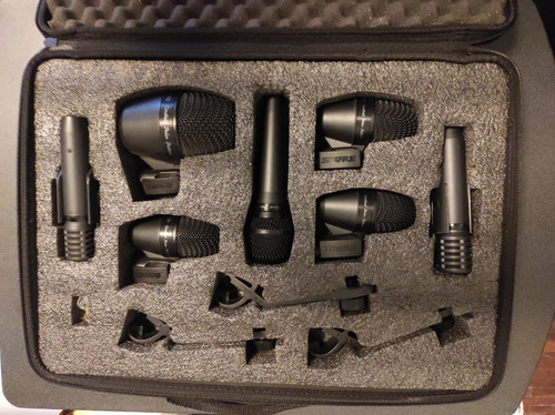 Kit De Micrófonos Para Batería Shure Pgadrumkit7 Color Negro