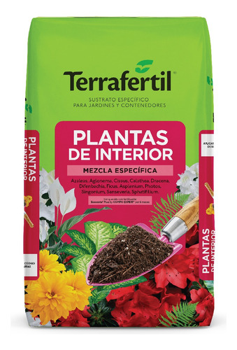 Sustratos Plantas De Interior Y Azaleas Terrafertil 5 L 