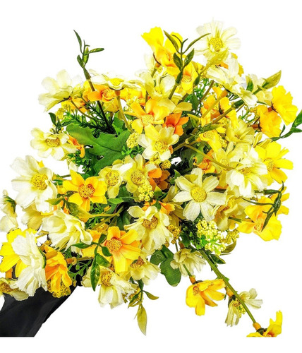 Imagem 4 de 4 de 6 Maços Flor Do Campo Flores Artificiais Artificial Arranjos