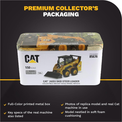 Minicargadora Diecast Masters 1:50 242d3...