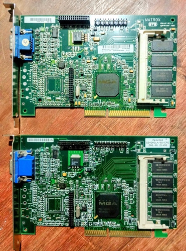 Placa De Video Matrox Millennium G200a Agp 8mb (Usado)
