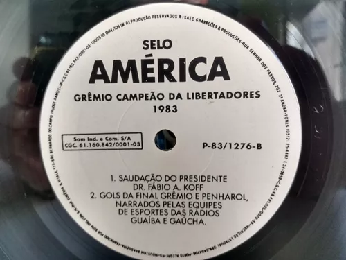 Grêmio Campeão Mundial '83 (capa do compacto em vinil)