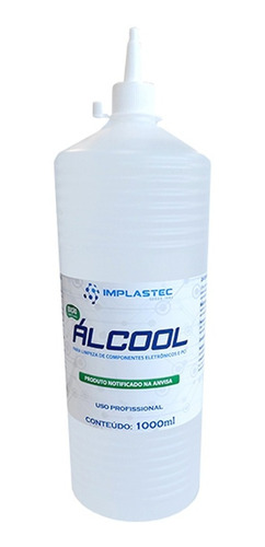 Álcool Para Limpeza De Componentes E Pci 1000ml Implastec