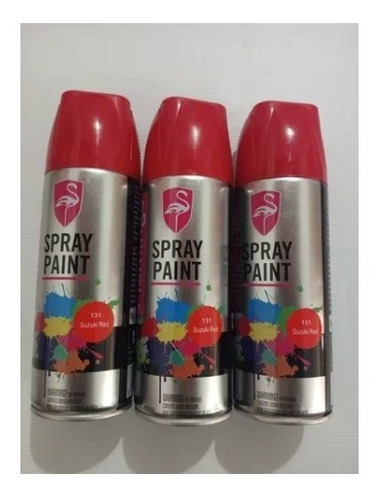 Spray Pintura Rojo Suzuki 450ml Flamingo