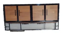 Comprar Alacenas Estilo Industrial En Pino 70×150×40 4 Puertas