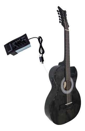 Bajo Quinto Negro Electroacústico Ocelotl® 10 Cuerdas Acabado del cuerpo Barnizado Orientación de la mano Diestro