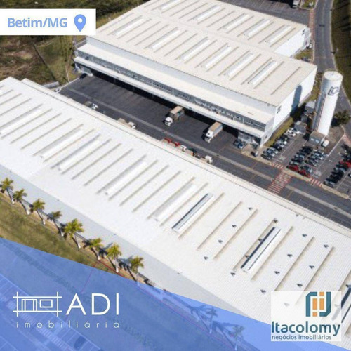 Imagem 2 de 6 de Galpão Logístico Locação 3.854 M² - Betim/mg - Ga0476