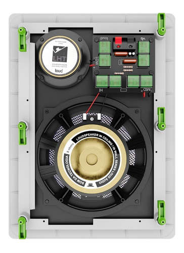 Imagem 4 de 5 de Caixa Acústica De Embutir Loud Para Home Theater Lht-100 Tw