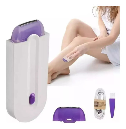 Depilador Elétrico Feminino/ Masculino Indolor Laser Sem Fio