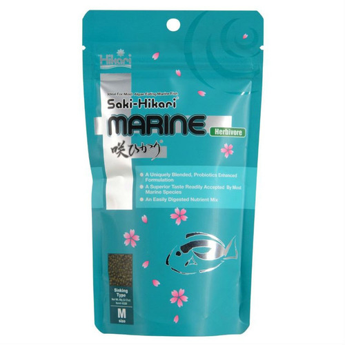 Saki-hikari Marine Herbivore 90g, Alimento Peces Herbivoros