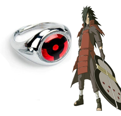 Anillo Ajustable Madara Uchiha Sharingan  Naruto Shippuden