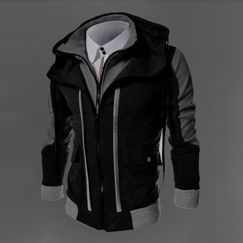 Sudadera Deportiva Para Hombre Con Cierre De Manga Completa
