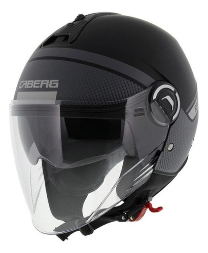 Casco Abierto Caberg Riviera V4 Elite Gris Mate  En Mg Bikes