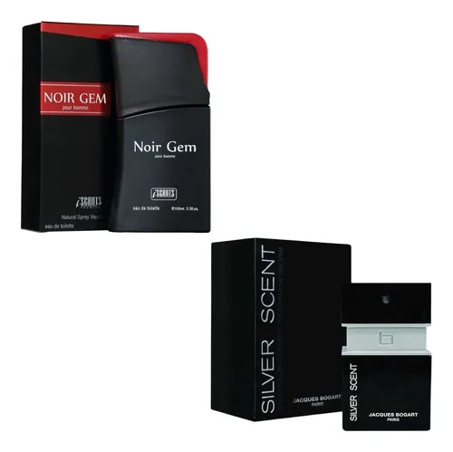 Kit Masculino Perfume I Scents Noir Gem Edt 100ml + Perfume Silver Scent Edt 30ml