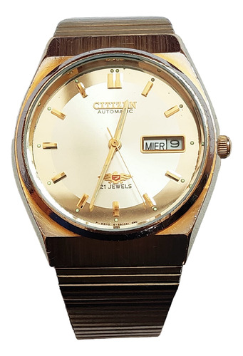 Reloj Citizen Automatico Dorado De Lujo