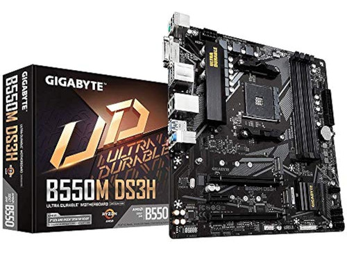 Gigabyte B550m Ds3h (am4 Amd / B550 / Micro Atx / Dual M.2 /