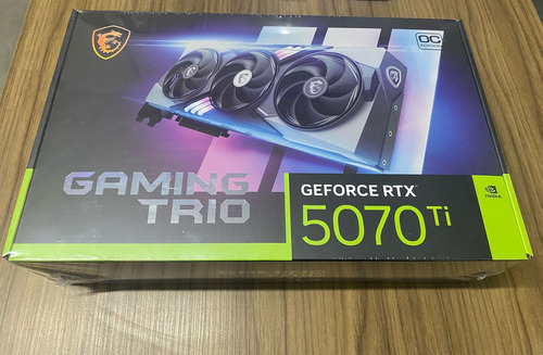 Tarjeta De Video Msi Rtx 5070 Ti 16gb Gaming Trio Oc Plus, G