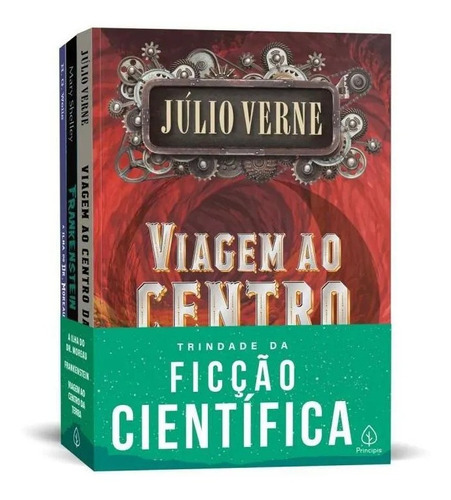 Coleção Trindade Da Ficção Científica Julio Verne C/ 3livros